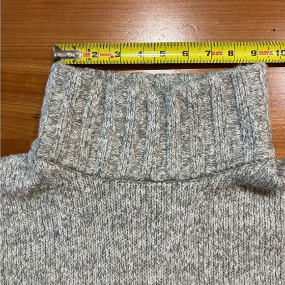 Eddie Bauer Funnel Neck Sweater Cozy Rest & Repeat Women’s Medium Pink Stripe - Picture 8 of 9